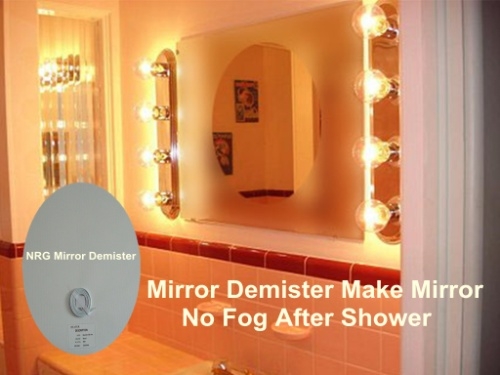 illuminated bathroom mirror fogless